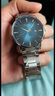 天王（TIAN WANG）手表男博雅系列商务简约石英表钢带腕表品牌国表情人节礼物送男友 蓝盘钢带31162 实拍图