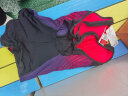 速比涛（Speedo）女士泳衣 泳感健身高效抗氯时尚防晒修身显瘦平角连体专业泳衣女 黑色/紫色 34(身高158-165cm,重50-57kg) 晒单实拍图