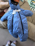 保姆鹅 宝宝羽绒多功能连体服婴儿羽绒服连身服抱服外出服睡袋[NG2665] 彩蓝 90cm 实拍图