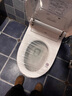 九牧智能马桶一体式全自动翻盖无水压即热虹吸式家用电动坐便器 灰【顶配】自动翻盖+语音泡沫盾 250/300/350/400坑距备注 400mm 实拍图