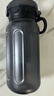 米家运动水杯 塑料杯大容量夏季男运动健身便携茶水分离杯经典黑1L 实拍图