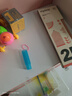 弥鹿（MiDeer） 磁性橡皮擦小学生铅笔专用笔帽不留痕聚屑擦得超干净幼儿园橡皮砖儿童文具学习用品 2B粗三角铅笔6支（4岁以上） 实拍图