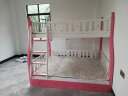 欧梵森（OUFANSEN）新款上下铺床二层儿童两层上下铺双人床二层上下铺木床书柜实木床 爬梯-双抽 上床宽140下床宽160（送书架） 实拍图