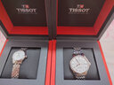 天梭（TISSOT）【生日礼物】力洛克系列情侣手表男表女表1853机械瑞士腕表送礼 白盘钢带情侣款【经典款】 实拍图