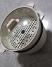 美的（Midea）电煮锅 电火锅 泡面锅 宿舍小火锅 蒸煮一体电蒸锅 多功能锅 MC-HGE2511【配带蒸笼】3L 国家补贴 实拍图