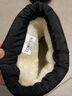 骆驼（CAMEL）雪地靴女简约厚底束带秋冬中筒保暖靴 L23W577074 黑色 36 实拍图