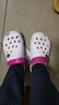 回力洞洞鞋凉鞋女拖户外旅行两穿沙滩鞋耐磨透气包头HL049白39 实拍图