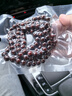 龍隐正宗小叶紫檀手串男女士款文玩手链檀香木佛珠子转运正品高端情侣 小满金星8mm*108颗（京仓速发） 实拍图
