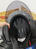 坦克摩托车头盔3C四分之三盔T536四季防风B.Duck电动车安全帽男女 【联名】亮黑大都会/小黄鸭【彩色镜片+透明镜片】 XXL（建议头围60-62cm） 实拍图
