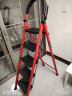 曙亮梯子 家用 人字梯 五步梯 工程梯折叠 碳钢加厚 楼梯 乔迁红 晒单实拍图