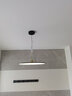 COMELY圆形餐厅吊线灯超薄飞盘灯中古风茶桌吊灯新中式书桌灯具 舞者 D60cm-智能款 实拍图