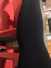 热风秋季新款女士250D柔滑微压踩脚裤 01黑色 F 晒单实拍图