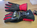 TDGO摩托车骑行手套秋冬季防水保暖防摔触屏机车手套男 秋冬加绒加厚加长款-红色-可触屏 L(适合掌宽8-10CM) 实拍图