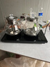 福益来全自动上水电热水壶玻璃泡茶桌茶台烧水壶一体机办公室功夫茶煮水壶电茶壶家用茶具套装烧水器 煮茶款-底部上水 1L 实拍图