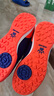 卡尔美（KELME）儿童足球鞋魔术贴免系带碎钉TF透气学生球鞋6873003 荧光绿 34 实拍图