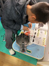 赟娅中国积木歼35战斗机舰载飞机拼装成人军事模型玩具男女生毕业礼物 歼35舰载机-钛金色漆面 6-10-12岁男孩女孩生日礼物 实拍图