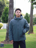 KOLON SPORT/可隆轻量羽绒服 男子户外冬季防风防水连帽高蓬鹅绒夹克- LHDJ4WN185-DG 深绿色 XL (180/100A) 实拍图