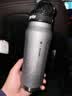 恩尔美（nRMEi）保温保冷杯大容量男士款316不锈钢学生户外骑行便携运动水壶杯子 冰花白700ml【镀钛款/保冷热】 实拍图