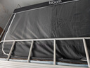 猫人学生宿舍床帘上下铺强遮光蚊帐一体式全封闭寝室0.9乘1.9米带支架 字母灰【五面强遮光帐纱+支架】 90cm*190cm 高110cm上铺烤漆支架 实拍图