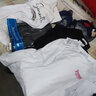 真维斯（JEANSWEST）短袖t恤女夏季2025柔软纯棉正肩印花打底衫内搭上衣女黑色2XL 实拍图