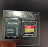 闪迪（SanDisk）128GB TF(MicroSD)内存卡 4K极速金卡A2 V30 U3行车记录仪 运动相机无人机 监控存储卡 读190MB/s 实拍图