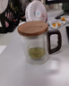 忆壶茶（YIHUTEA） 泡茶杯茶水分离玻璃杯办公室茶道喝茶杯子男士个人专用高档水杯 【底价冲量】加厚泡茶杯400ml 实拍图