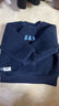 盖璞【大小童同款】男女童仿羊羔绒加厚卫衣上衣646064 海军蓝 90 cm (1-2岁) 亚洲尺码 实拍图