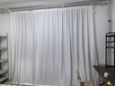 幻影纱窗帘客厅卧室透光不透人隔断纱阳台飘窗遮光布纱窗帘 幻影纱-白色 3米宽*2.7米高【挂钩款】一片 实拍图