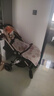 ANGI BABY婴儿车高景观新生婴儿推车可坐可躺儿童推车双向轻便折叠遛娃神器 奶昔粉【升级避震+一键换向】 避震高景观双向婴儿车0-3岁用 实拍图