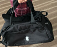 SWICKY瑞士手提包运动健身包男士行李包出差旅行袋干湿分离大容量旅游包 黑色【干湿分离可放45码鞋子】 实拍图