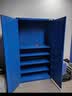 信京工具柜车间重型储物柜带挂板铁皮柜加厚工厂收纳柜 纯蓝网六板 实拍图
