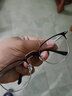CHASM近视眼镜男痞帅型男大脸钛材眼镜框架女配防蓝光变色高度近视散光 黑银百搭款 配1.56防蓝光护目镜片(度数备注) 实拍图