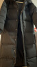 鸭鸭（YAYA）情侣款男女同款羽绒服女2025年冬季新款长款过膝加长加厚保暖外套 黑色 L 165 实拍图