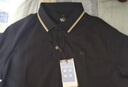 京东京造【100支高洁纱】polo衫男短袖男士t恤礼物 黑M 实拍图