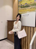 纽芝兰（NUCELLE）托特包2025新飞马老花腋下包通勤女包HOBO单肩斜挎水桶包生日礼物 实拍图