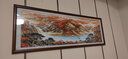良品大师山水画办公室挂画中式客厅装饰画万里长城靠山图茶室字画风景壁画 鸿运当头A2 55*170cm宣纸锦绫+有机玻璃+红褐色实木框（较小） 实拍图
