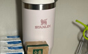 STANLEY保温杯水杯拎拎杯 折叠吸管杯不锈钢杯子高颜值男女学生生日礼物 【热销爆款】晶粉色- 887ml 实拍图