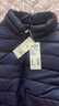 雪中飞男女立领秋羽绒百搭轻薄鸭绒立领修身轻盈隐藏式口袋 青靛蓝|5067-男 2XL 185/104A 实拍图