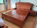 质木匠 红木家具 缅甸花梨（学名：大果紫檀）双人床中式卧室家具1.8米实木大床婚床 大床预付款 付清尾款发货 晒单实拍图