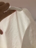网易严选200g重磅纯棉T恤5A级抑菌不易变形耐水洗夏季短袖男女同款送男生 本白色 S 实拍图