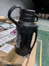 恩尔美（nRMEi）保温壶杯大容量316不锈钢户外旅行壶暖水壶便携车载旅行保温水壶 曜石黑3L[6斤水+背带+茶仓] 升级抗菌316内胆丨杯盖可喝水 实拍图
