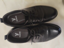 意尔康男鞋 男士皮鞋2025秋季新款商务正装鞋牛皮英伦德比鞋上班鞋子男 黑色 42 实拍图