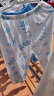 舒贝怡2条装婴儿裤子宝宝儿童防蚊裤男女童长裤夏季童装 蓝色 100CM 晒单实拍图