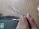 至川软玻璃PVC桌布防水防油防烫餐桌垫透明桌面保护膜茶几水晶板定制 磨砂2.5(母婴无味)圆角磨边 80*120cm 实拍图