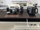 忘艺（WANGYI） 黑陶功夫茶具套装家用整套横行茶盘陶瓷茶杯茶壶办公室客厅家用 黑陶提梁壶整套茶具套装 14头 实拍图