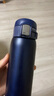 象印（ZO JIRUSHI）弹盖保温保冷杯480ml藏青色 不锈钢户外学生防漏水杯SM-SF48AD 实拍图
