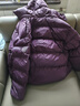 坦博尔羽绒服女短款时尚潮流可脱卸帽百搭保暖外套550388T满天星紫175 实拍图