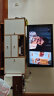 立太（LEADTEK） 北欧电视柜现代简约地式高柜客厅储物柜卧室小户型电视机墙边柜 【四门粗腿】120CM橡胶木色+白 实拍图