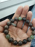 金玉兰香（JIN YU LAN XIANG）和田玉晴水绿圆珠配饰DIY手链项链散珠玉石珠子配珠玉珠子佛珠 深晴水 12mm一颗 实拍图