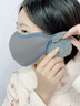 JCZS戴眼镜不起雾的口罩冬季防风防寒女高颜值保暖护耳罩一体防冻脸面 成人款-深灰色【不起雾不湿闷纳米微孔科技】 无规格 晒单实拍图